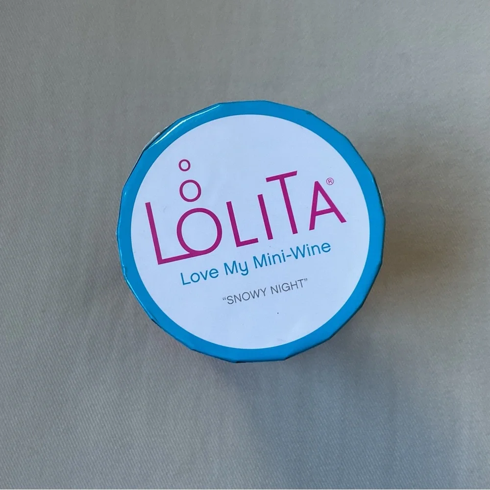 Lolita Love My Mini-Wine “Snowy Night” Ornament in Original Packaging